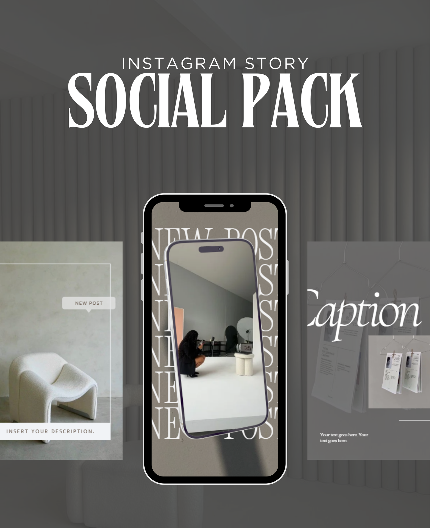 INSTAGRAM STORY TEMPLATE PACK
